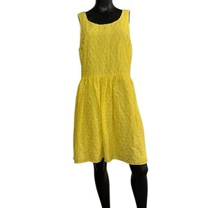 Old Navy Sunny Yellow Eyelet Mini Dress